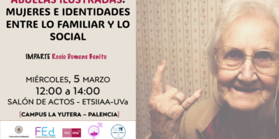 Creatividad para la noticia de la actividad de la charla del 8M.