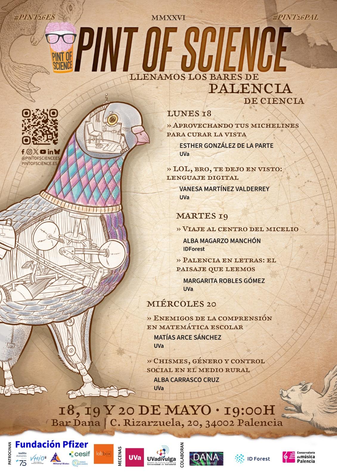 Celebración del Pint of Science 2026 en Palencia – Días 18, 19 y 20 de ...